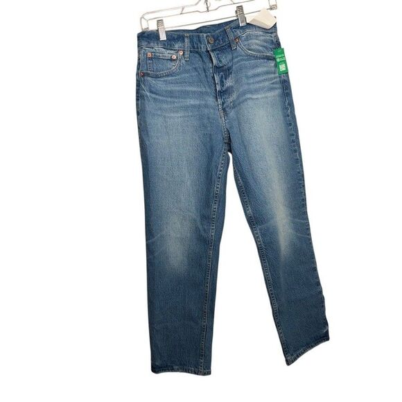 Gap Jeans Women's Petite 29 High Rise Cheeky Straight Denim Button Fly NWT - Picture 1 of 14
